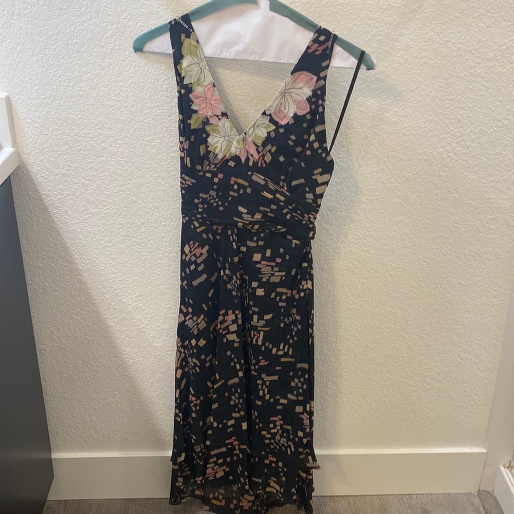 BCBG dress -open back tie over the neck.